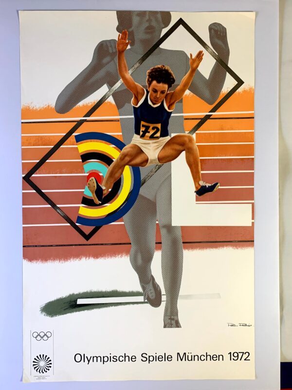 Munich Olympics 1972 - Bundle x4 (1972) 25" x40" German Sports Lithograph Posters