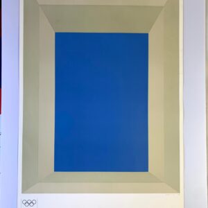 Munich Olympics 1972 - Art by Josef Albers (1971) 25" x40" German Sports Lithograph Poster