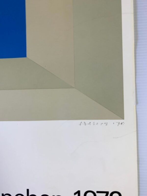 Munich Olympics 1972 - Art by Josef Albers (1971) 25" x40" German Sports Lithograph Poster - Image 2