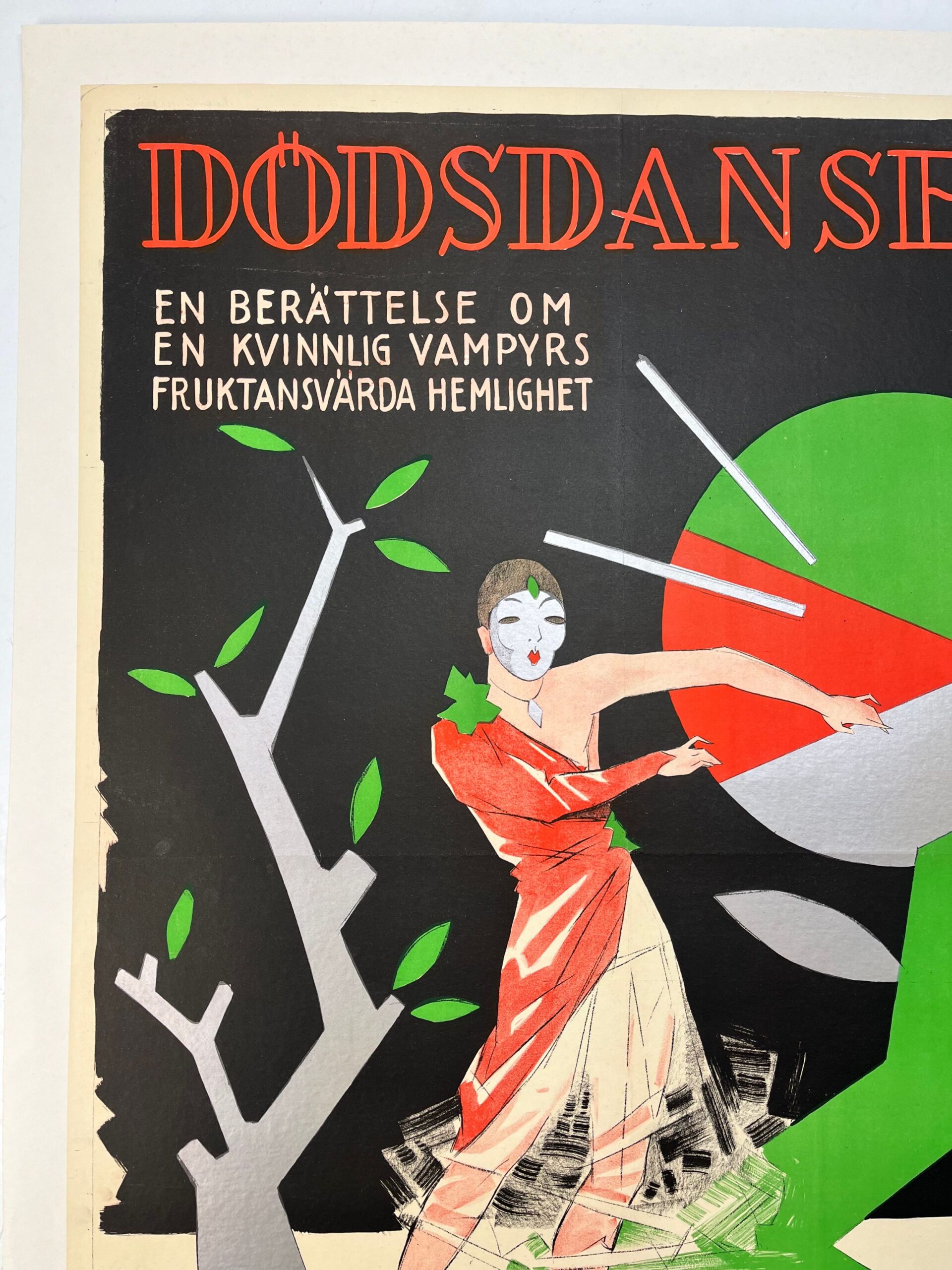 Dodsdansen - Art By Rohman (1927) 28x39 Swedish Movie Poster LB - Image 2