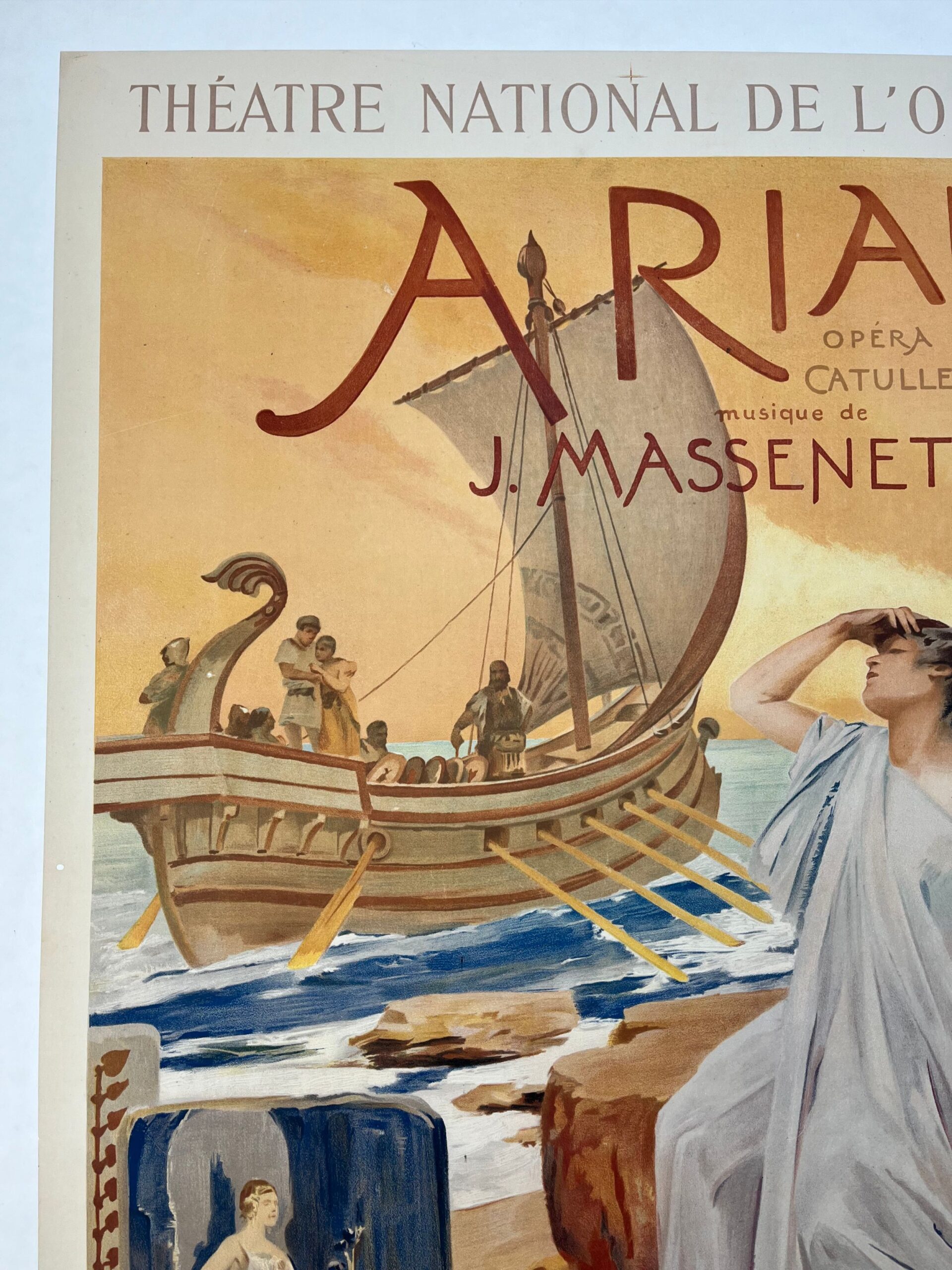 Ariane - Art By Maignan (1906) 36x25.25 French Theater Advertising Poster LB - Image 6