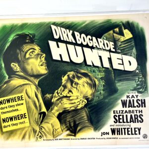 Hunted - The Stranger In Between (1950) UK Noir Quad Movie Poster LB