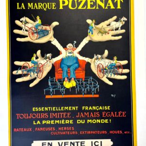 Puznat - Agriculture Tools (1908) 24"x32" French Advertising Poster LB