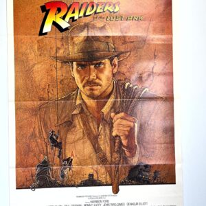 Raiders of the Lost Ark - Art by Amsel (1981) US One Sheet Movie Poster