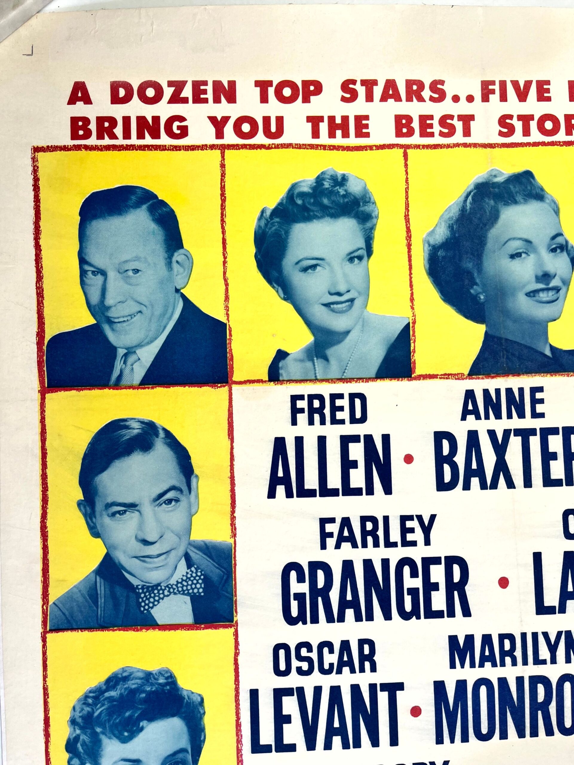 O. Henry's Full House - Early Monroe (1952) US One Sheet Movie Poster LB - Image 2