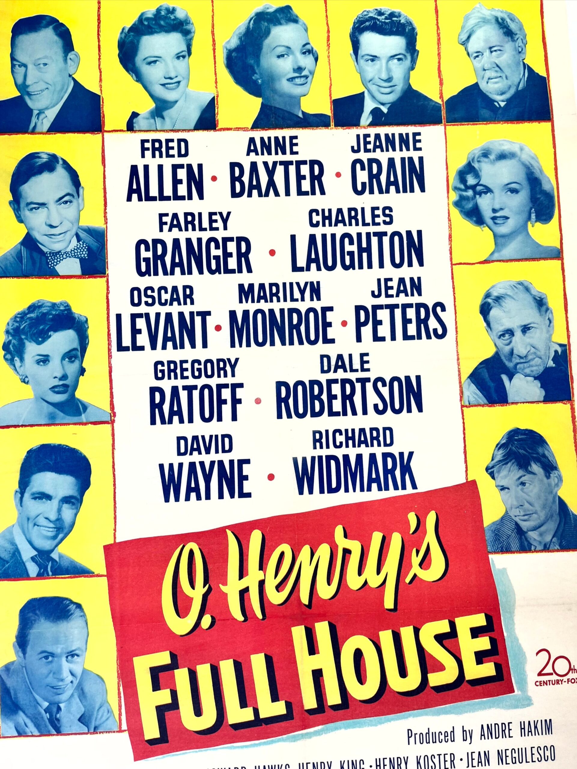 O. Henry's Full House - Early Monroe (1952) US One Sheet Movie Poster LB - Image 6