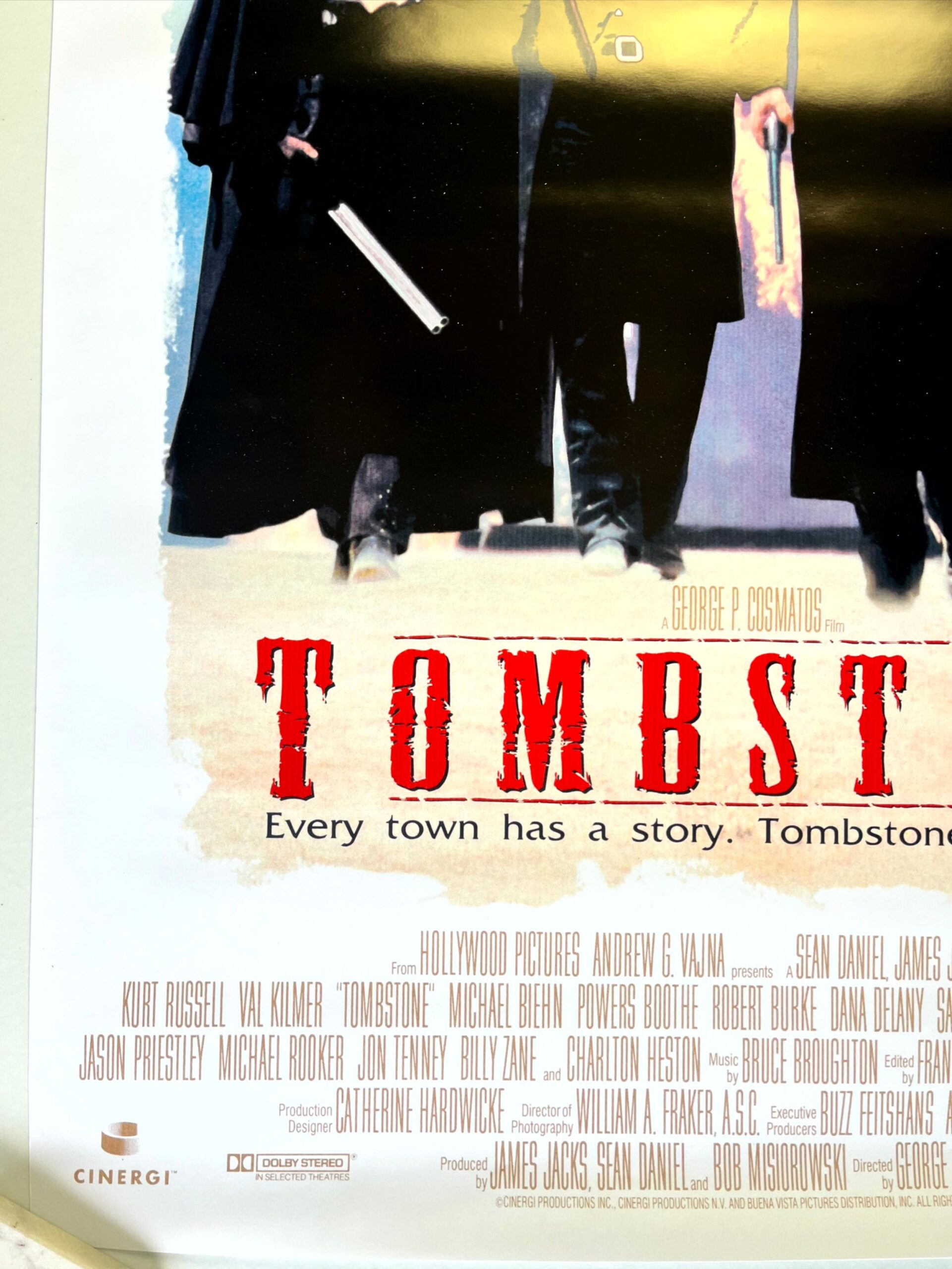 Tombstone - Val Kilmer (1993) US One Sheet Movie Poster - Image 4
