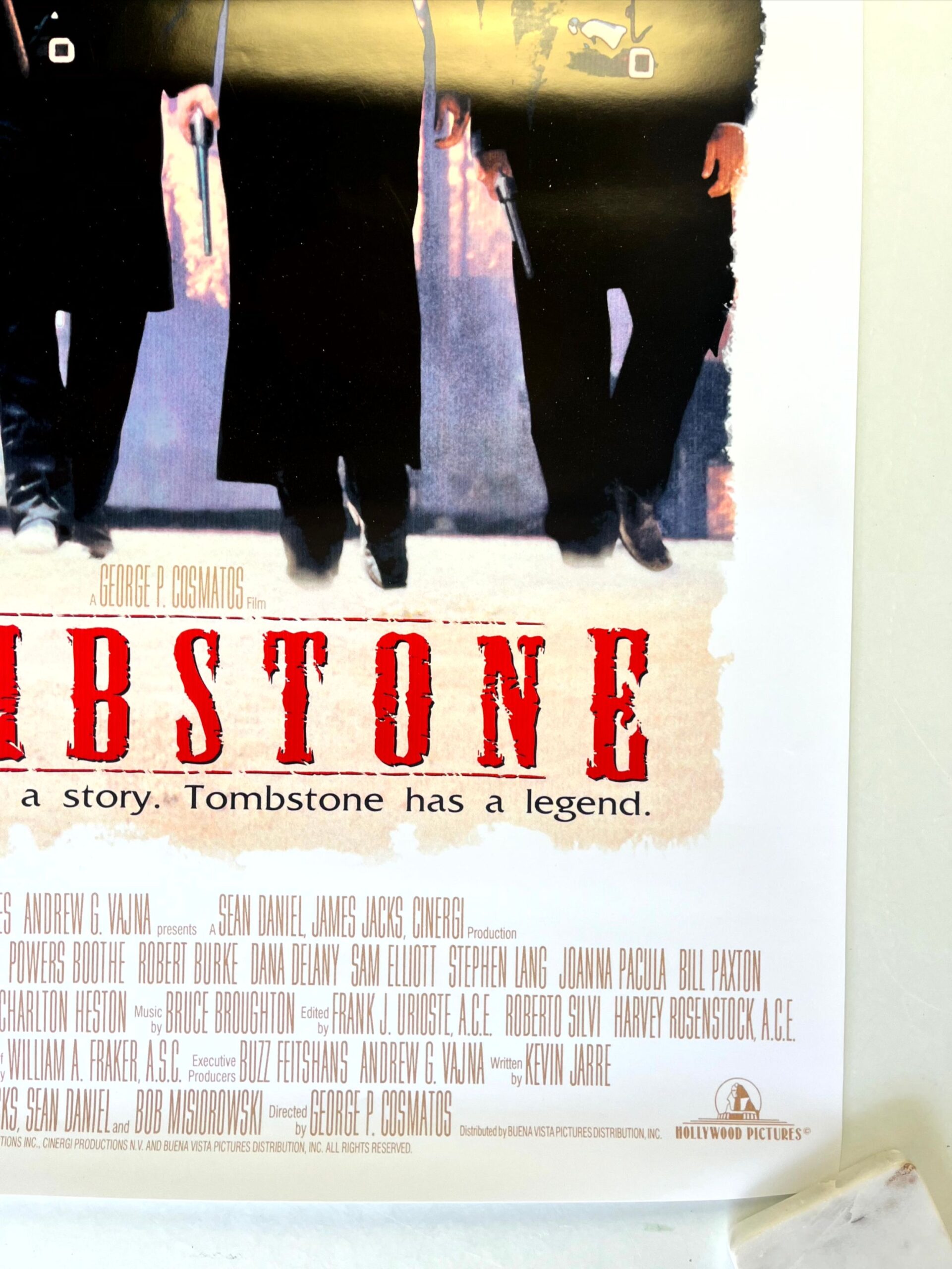 Tombstone - Val Kilmer (1993) US One Sheet Movie Poster - Image 5