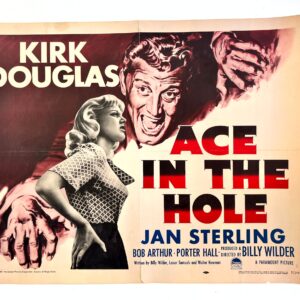 Ace In The Hole - Kirk Douglas (1951) US Half Sheet Noir Movie Poster