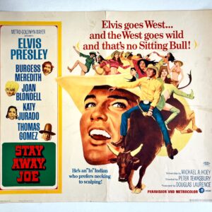 Stay Away Joe - Elvis Presley (1968) US Half Sheet Movie Poster