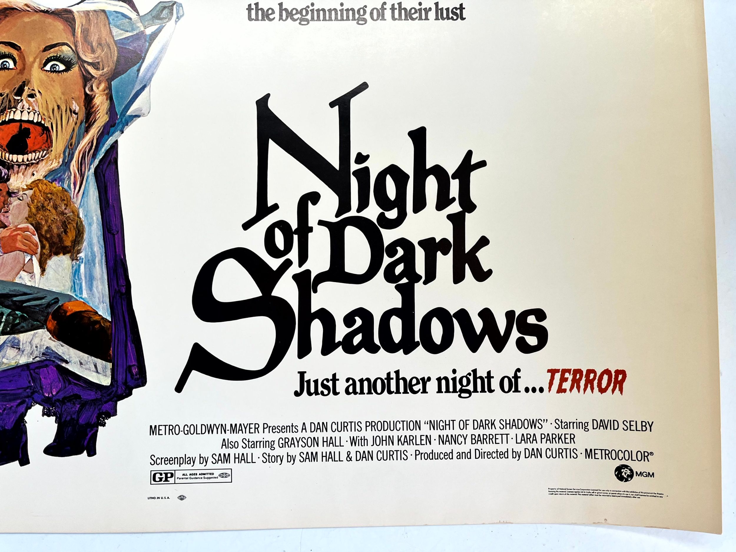 Night Of Dark Shadows - Night Creatures (1970's) US Half Sheet Movie Posters x2 - Image 6