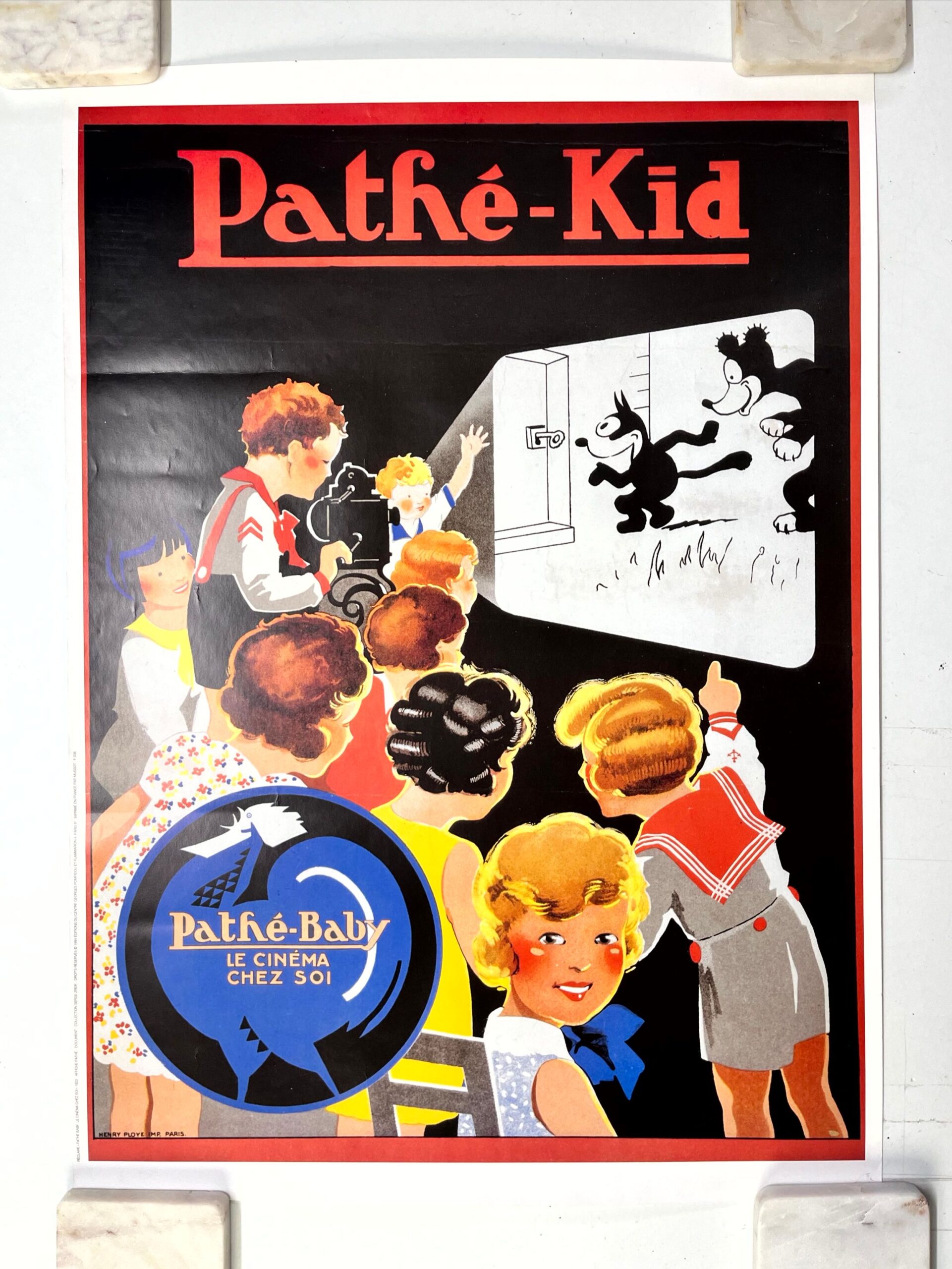 Pathe Kid and Pathe Boxing Match (r.1994) 19.85" x 27.5" French Movie Posters x2 - Image 6