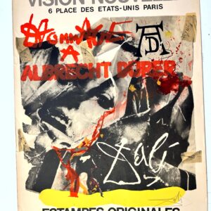 Vision Nouvelle, Salvador Dali (1971) 22.5"x29.875" French Exhibition Poster