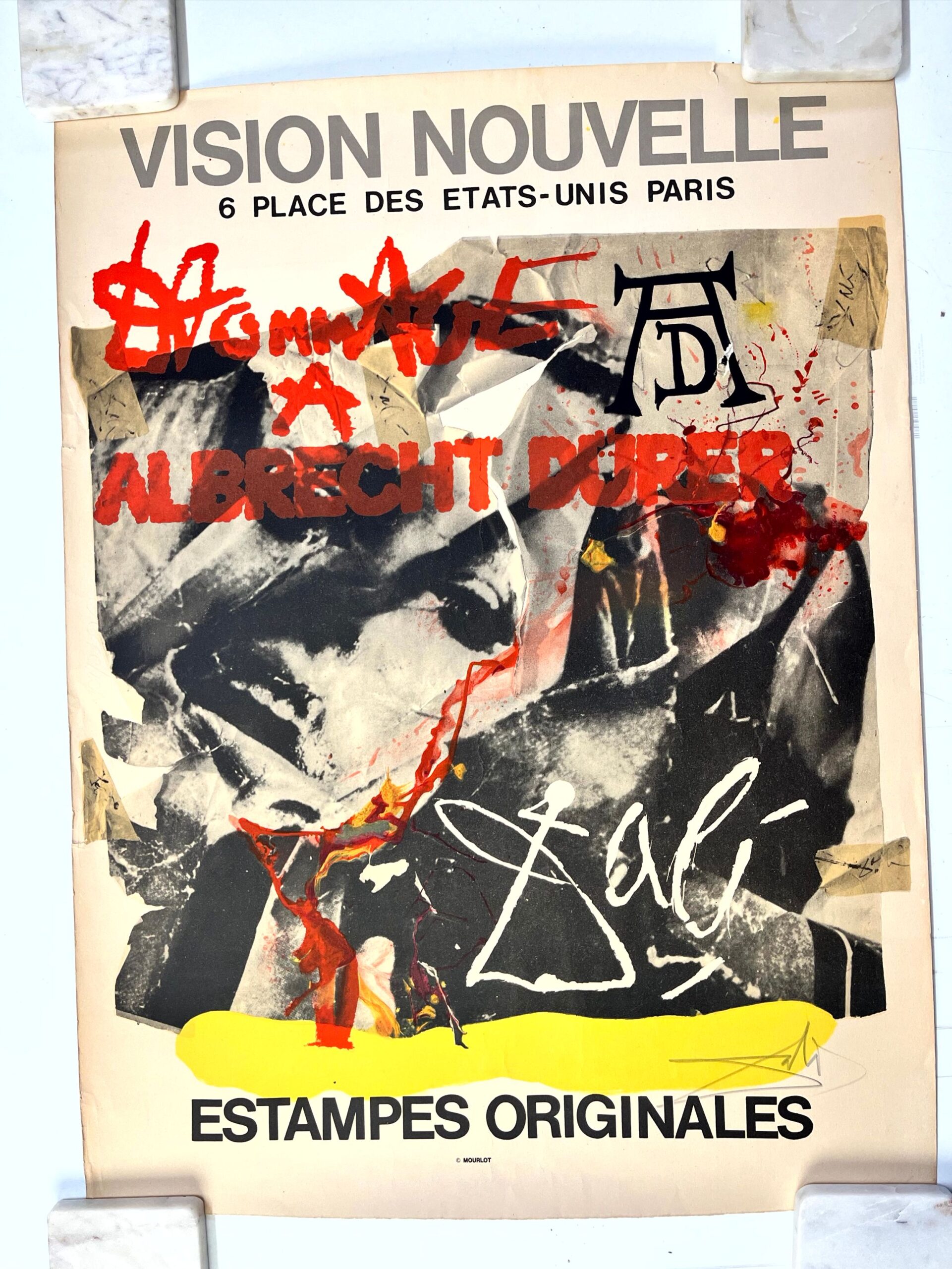 Vision Nouvelle - Art Salvador Dali (1971) 22.5" x 29.875" French Exhibition Poster