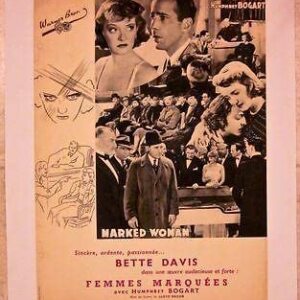 1937 LB French Studio Yearbook -marked Woman- Davis & Bogart!!