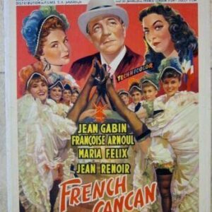 1955 Belgian LB - French Cancan - Great Art With Jean Renoir!!!