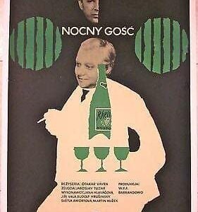 1962 Polish LB Poster - Nocny Gosc Aka Night Guest - Cool Art!