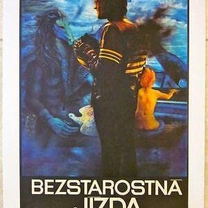 1977 Czech LB Poster -easy Rider- Amazing Art For Film!