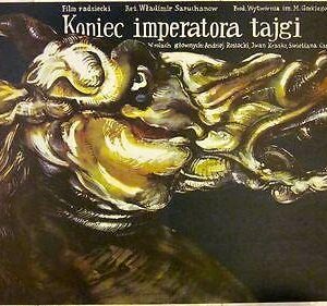 1979 Polish Poster - Koniec Imperatora Tajgi - Monster Animal Art!!