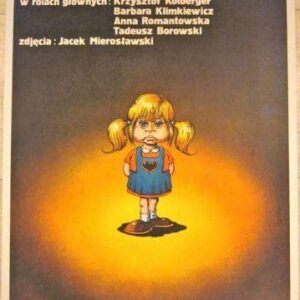 1982 Polish Linen Backed Poster - Jesli Sie Odnajdziemy - Fun Cartoon!!