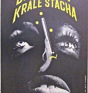 1983 Czech Poster - Divoky Lov Krale Stacha - Woman With Gun Nose Art!
