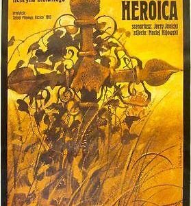 1983 Polish Poster - Pastorale Heroica - Cool Cross In Brush Artwork!!!