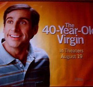 40-year-old-virgin '05 Teaser Huge Subway 46"x60" VF!