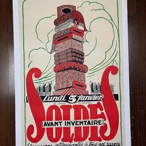 A l?Innovation Soldes (Belgium, 1928) 24.5 x 44.5? Advertising Poster LB