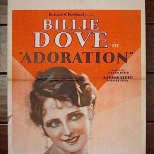 Adoration - Billie Dove (1928) US Window Card Silent Movie Poster