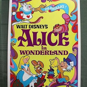 Alice In Wonderland (r.1974) US Window Card