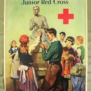 American Junior Red Cross (1942) 20" X 27" US Advertising Poster