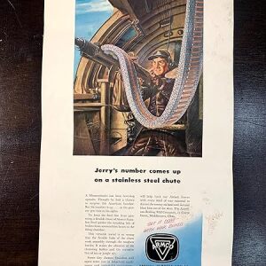 Armco Steel Bundle (1940's) 8.5" X 15.875" US WWII Propaganda Posters (x4)