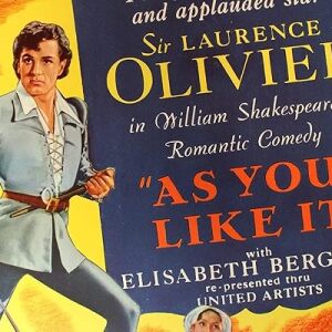 As You Like It (United Artists, R-1949) US Half Sheet 22" X 28" Movie Poster