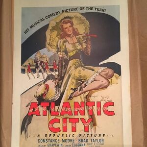 Atlantic City - Miss America Musical (1944) US Window Card Movie Poster