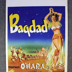 Bagdad - Maureen O'Hara (1949) 14.125" X 21.625" French Movie Poster