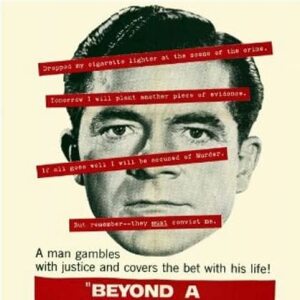 Beyond A Reasonable Doubt (italy, 1956) 55.25" X 78.5" Movie Poster