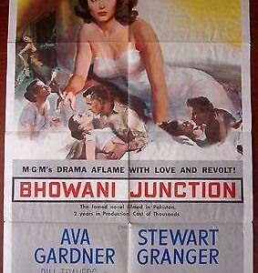 Bhowani Junction - 1955 One Sheet Poster - Sexy Ava Gardner Artwork!!
