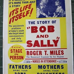 Bob And Sally (France, 1948) US One Sheet Movie Poster LB