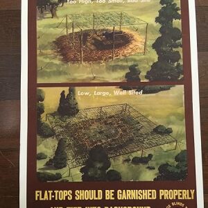Camoflage Blinds The Enemy (1945) 13.25" x 19.875" US WWII Poster LB
