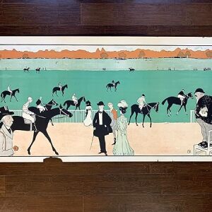 Champs De Course - Sagot (1890's) 22" X 47.325" French Advertising Poster