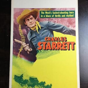 Charles Starrett (1930's) US Window Card Movie Poster