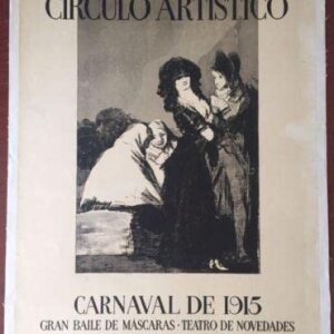 Circulo Artistico - 1915 Spanish Advertising LB Poster - Cazorla Art!
