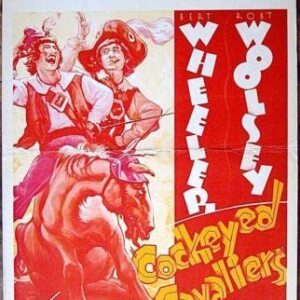 Cockeyed Cavaliers - 1934 Window Card Poster - Rare Wheeler & Wools