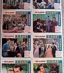 Cocoanut Grove 1938 Lobby Card Set Fred Macmurray & (ozzie &) Harriet Hilliard!