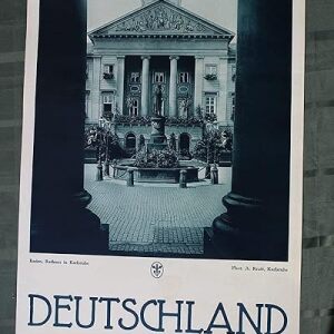 Deutschland Travel Posters (1948) Marienburg/passau/burg Hohnstein/thuringen Die Wartburg/karlsruhe 29 1/2" X 20" Travel Poster