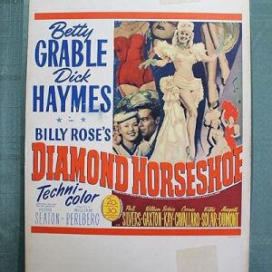 Diamond Horseshoe (1945) US Window Card Movie Poster