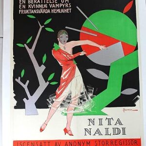 Dodsdansen - Art By Rohman (1927) 28" X 39" Swedish Movie Poster LB