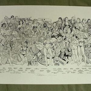 Donald Simpson - Megaton Characters (1988) 15" x 24" US Signed and Numbered Print