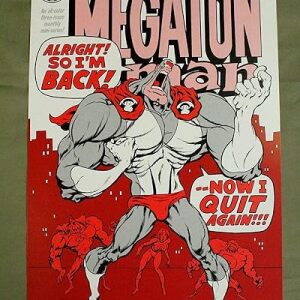 Douglas Simpson Art (1980's) 3 x 11" x 17" Kitchen Sink Comic Posters (Blarb, Megaton and Denizens)