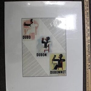 Dubonnet, Vin Tonique - Art By Adolphe Mouron Cassandre 24" X 18" French Gicle Print